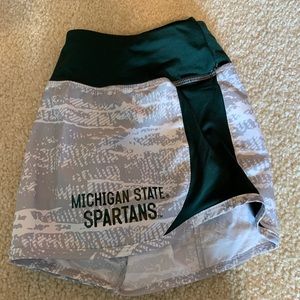 Michigan State Nike shorts dri fit material Size S